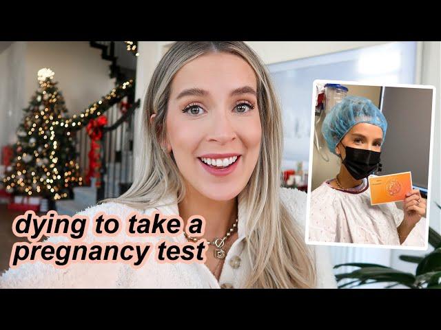 HOW I'M FEELING SINCE THE EMBRYO TRANSFER (two week wait symptoms + christmas fun!) | leighannvlogs