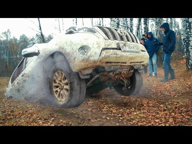 ПСИХ на ТИГУАН БИЛСЯ до КОНЦА! TOYOTA PRADO 150 против DODGE RAM и SKODA