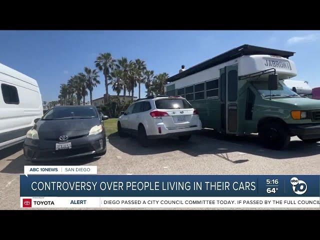 Controversy over people living in their cars