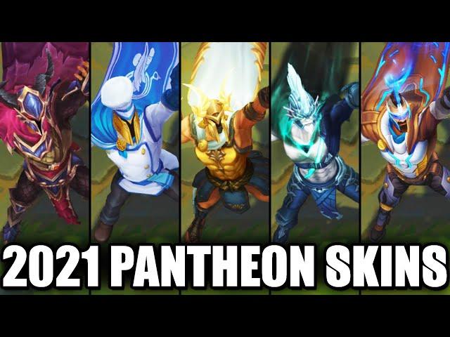 Pantheon | All Skins 2021 (League of Legends)