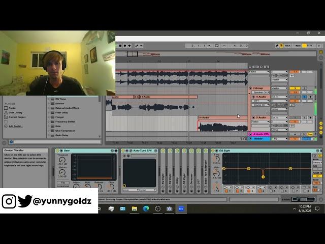 How I Mix Vocals For An Emo Rap, Sad Guitar, Acoustic Type Beat W/ Hook (Ableton Live Easy Tutorial)