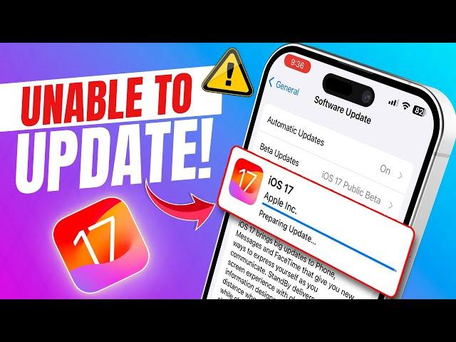 Fix Unable to Install Update on iPhone | Can't update iOS? Watch this