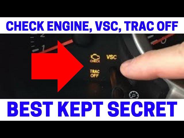 (Part 5) How To Fix Your Check Engine, VSC, Trac Off Warning Lights