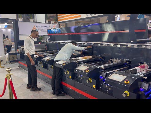 Webtech’s Mid-Web Flexo Printing Machine for Flexible Packaging | 200 m/min | 670 mm Width