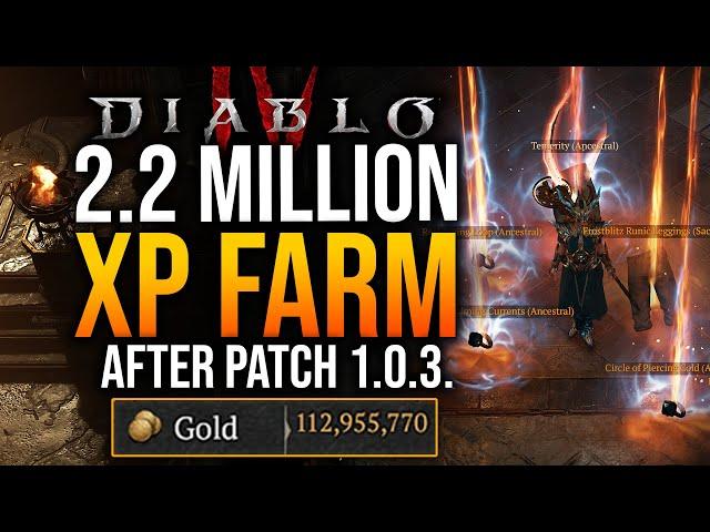 Diablo 4 - Best Nightmare Dungeon XP Farm! PATCH 1.3.0!