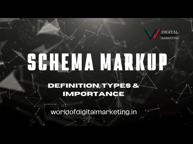 What Is Schema Markup | Definition, Importance & Types | World Of Digital Marketing