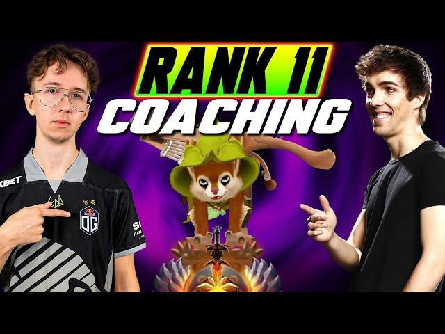 RANK 11 Dota 2 player coaches Grubby on Hoodwink!