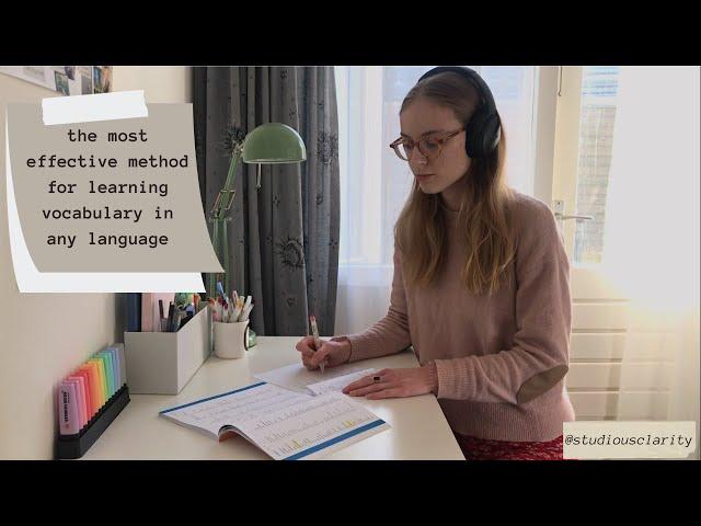 The Best Method to Learn Vocabulary in a Foreign Language