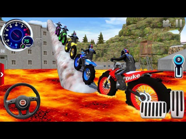 Impossible Bikes Stunts Extreme Driving 3D #1 - Dirt Bike Racing Simulator 2025 - Android Gameplay