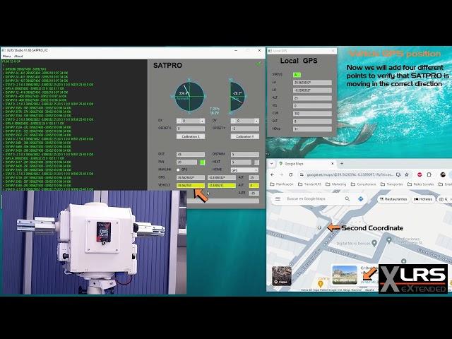 SATPRO, Professional Smart Antenna Tracker | Calibration & Test with XLRS_SATPRO Software
