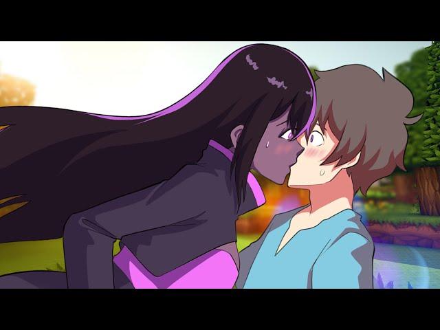 Endergirl's kiss | Alex and Steve Life | Minecraft Animation