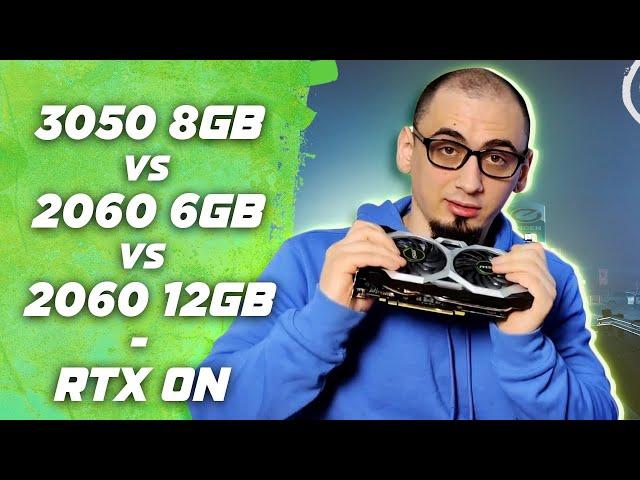 3050 cal? RTX 3050 vs RTX 2060 6gb vs RTX 2060 12gb test 3050 vs 2060 rtx 3050 8gb DLSS ON