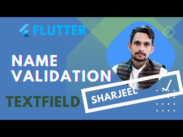 Effortless Name Validation in TextField in Flutter