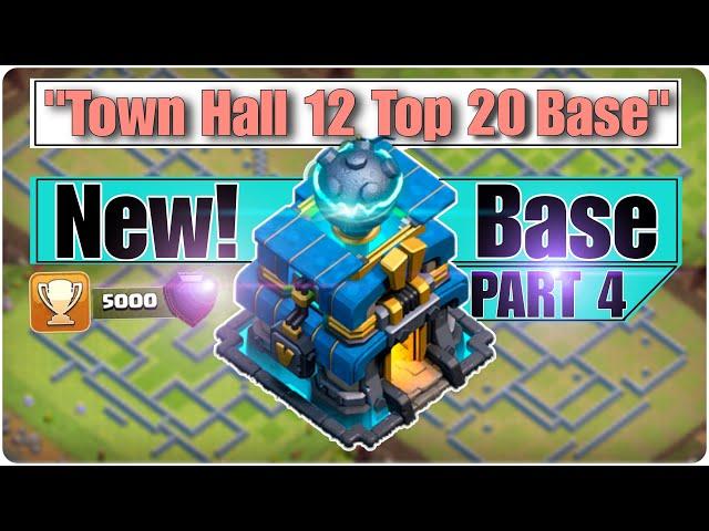 Th12 Most powerful Top 20 Base Layouts 2024 | Th12 Best Base Layouts | Th12 Top 20 Bases |