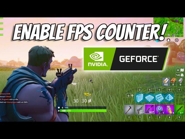 How To Enable FPS Counter NVIDIA GeForce Experience