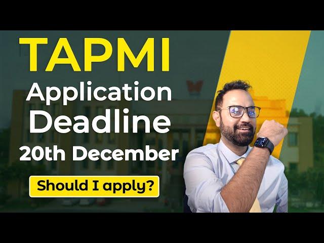 TAPMI Application Deadline | Should I apply or not? | Placements | Cutoffs | Batch size