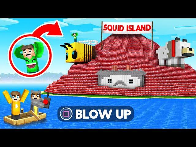 We BLEW UP SQUID ISLAND In Minecraft... (The End?)