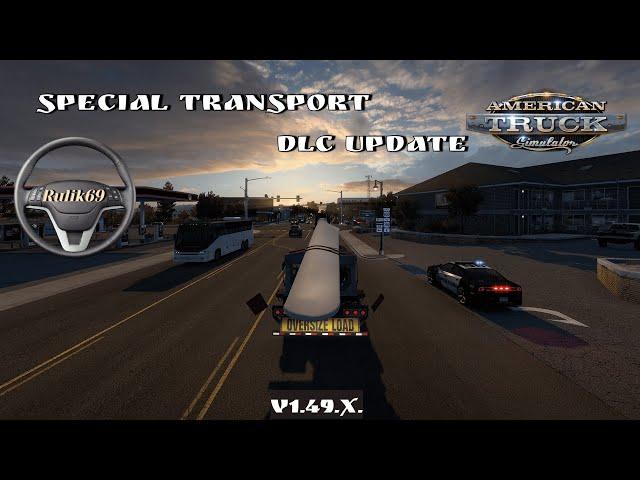 American Truck Simulator 1.49 : Special Transport DLC Update