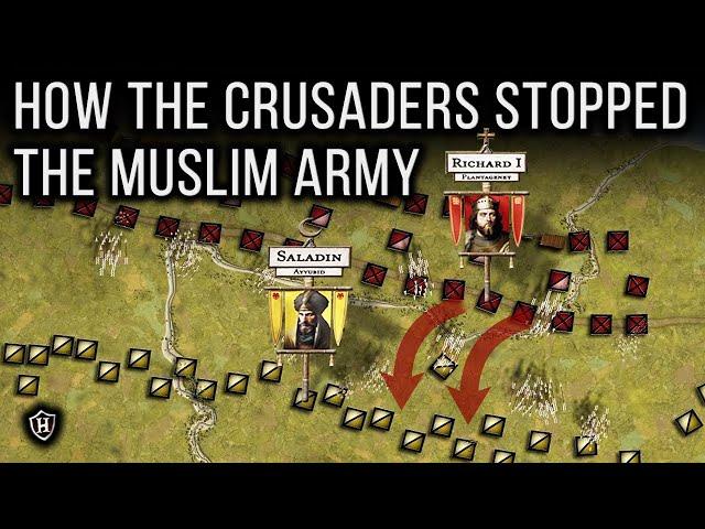 Battle of Arsuf, 1191 ️ How did the Crusaders stop Saladin's Muslim Army? ️ Third Crusade (Part 2)