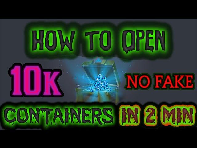 How to Open Containers Very Fast in Tanki Online | By Claudiu Suwal | #Opening10k Containers in 2min