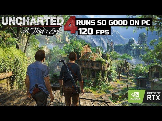 Uncharted 4 PC Ultra Settings Gameplay at 120 FPS Nvidia RTX 3060 Ti