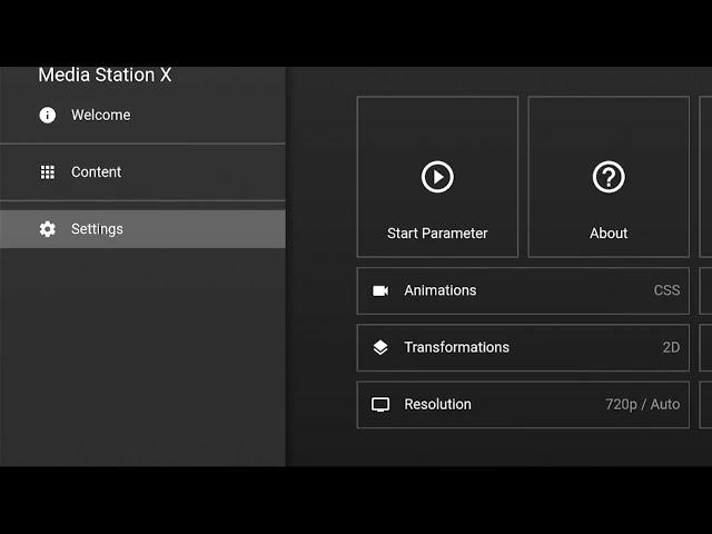 MSX|Media Station X|Setup start parameter|Sisi|am