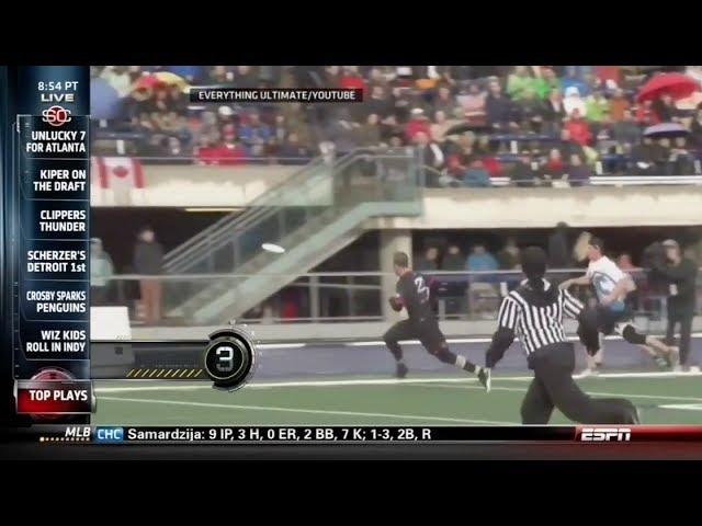 Ultimate Frisbee's SportsCenter Top Play