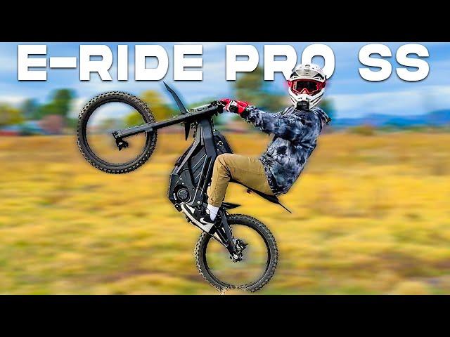 ALL NEW E-Ride Pro SS First Ride!! *Surron/Talaria Destroyer*