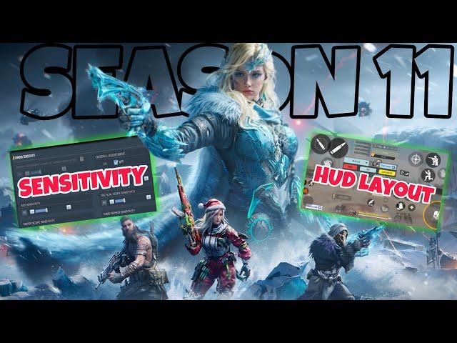 *New Season 11* Best Sensitivity Setting | 4 Finger Claw HUD Layout | Graphics Setting in CODM BR !