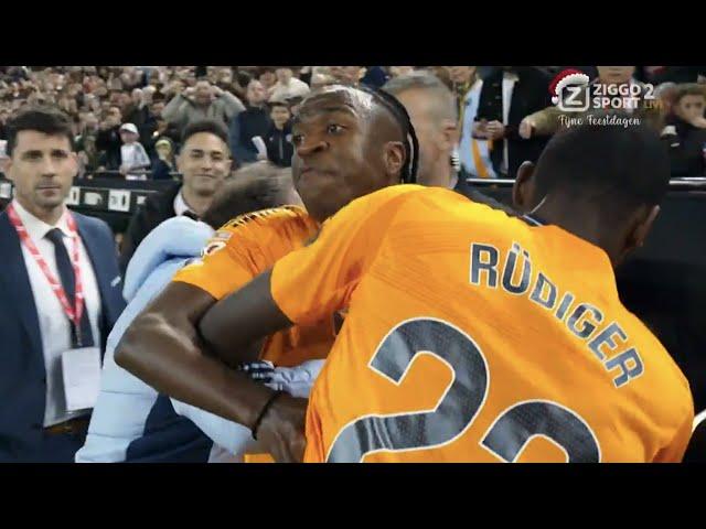  Vinicius Junior SENT OFF with CRAZY RED CARD vs Valencia  | Vinicius jr vs referee clash