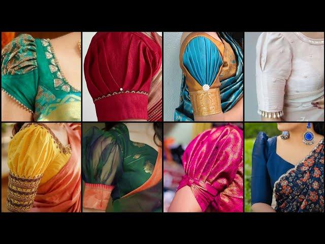 Latest Puff Sleeve Designs 2024 / Blouse Sleeve Designs Ideas / Baju Ki Design / Blouse Design