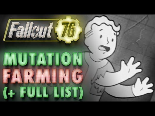 Fallout 76 All Mutations List & Farming Guide: How to Get & Keep Mutations + Reduce Negative Effects