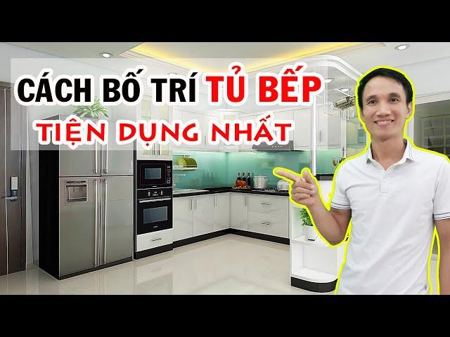 Cách bố trí Tủ Bếp đẹp và tiện dụng nhất | HUY BẾP