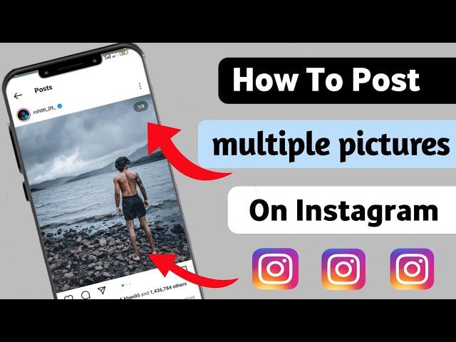 Post Multiple Photos On Instagram Without Cropping || How To Upload Multiple Pictures On Instagram