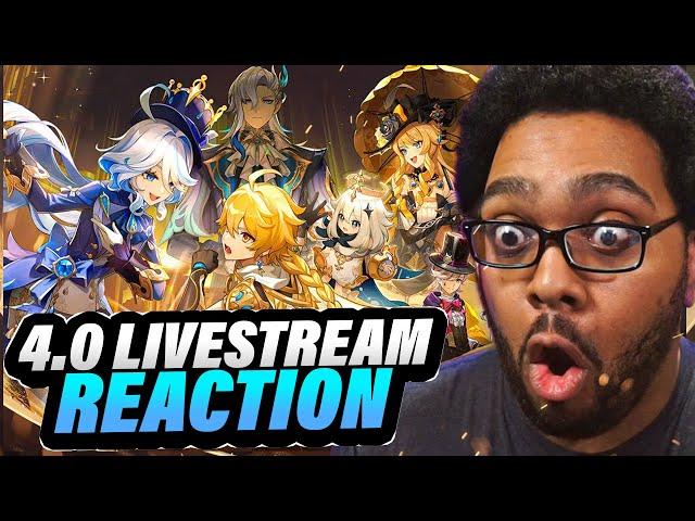 4.0 GENSHIN IMPACT IS THE WILDEST UPDATE (4.0 LIVESTREAM REACTION)