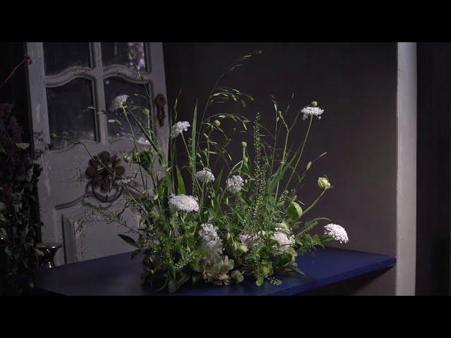 [ENG CC]음악과 함께하는 내추럴 꽃꽂이/ 힐링영상, Natural Flower Arrangement with Music/Healing