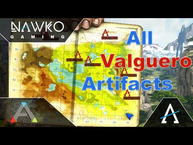 ARK Höhlen Valguero - Artefakte - Alle Artefakte mit Map