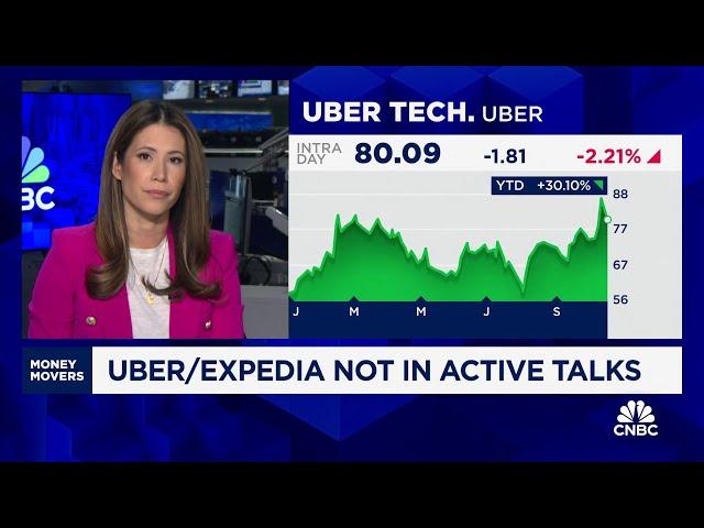 Uber not in active bid talks with Expedia