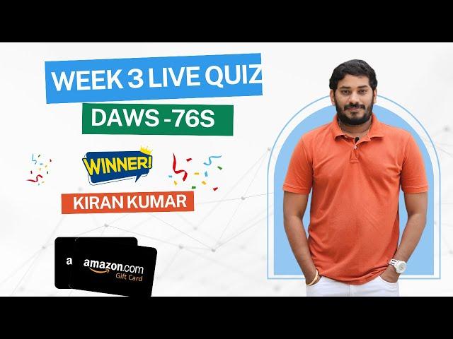 WEEK 3 Live Quiz | Best DevOps Training in India @DevOpsAndCloudWithSiva