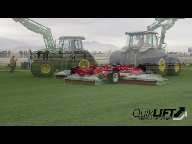 Trimax Pegasus Mower Quiklift in action at TPI