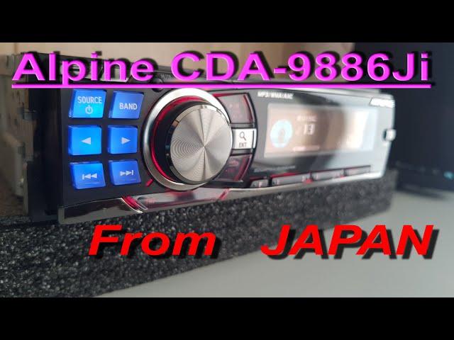 Alpine CDA-9886Ji  Car audio from Japan