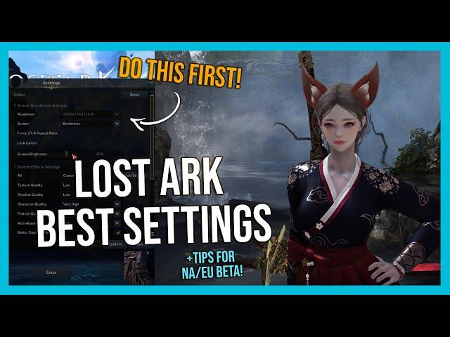 Things you should do BEFORE playing Lost Ark - Settings Guide and Tips for new players!