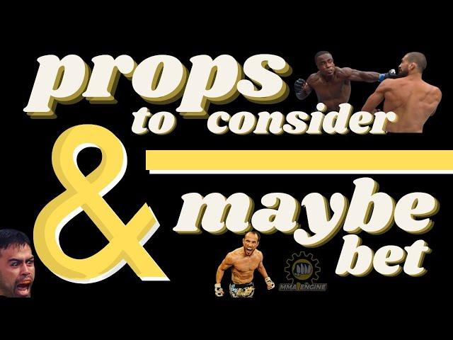 Props to Consider and Then Maybe Bet (w/Narrative Nation) | UFC 298: Volkanovski vs. Topuria