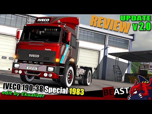 ETS2 | UPDATE truck mod "IVECO 190-38 Special (1983) v2.0" by Ekualizer -  review