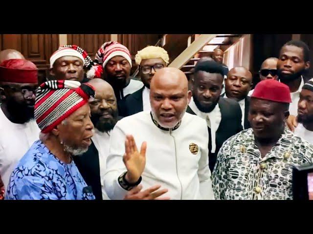 Nnamdi Explodes In Court – ‘You Have No Right To Try Me’, IPOB Leader Tackles Nigerian Government