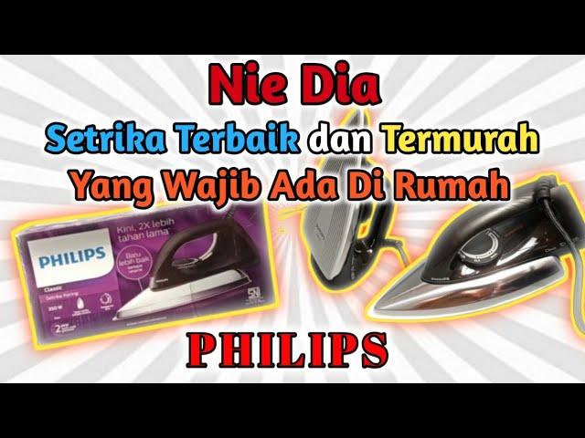 REVIEW SETRIKA TERBAIK DAN TERMURAH | SETRIKA PHILIPS | KIEDY UNBOXING | @PhilipsHomeLivingID