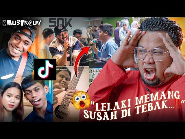 SUMPAH ️ SHOCK DENGAR SUARANYA   ‼️ REACTION COVER TIK TOK