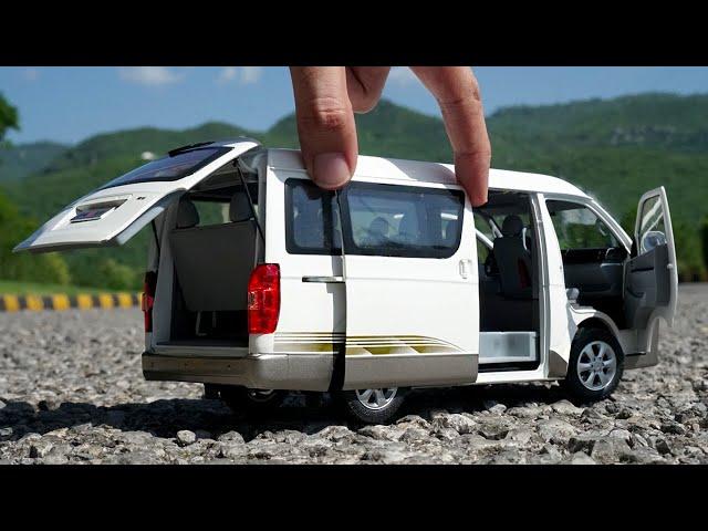 Unboxing of Toyota Hiace 1:18  Scale Diecast Model - Adult Hobbies