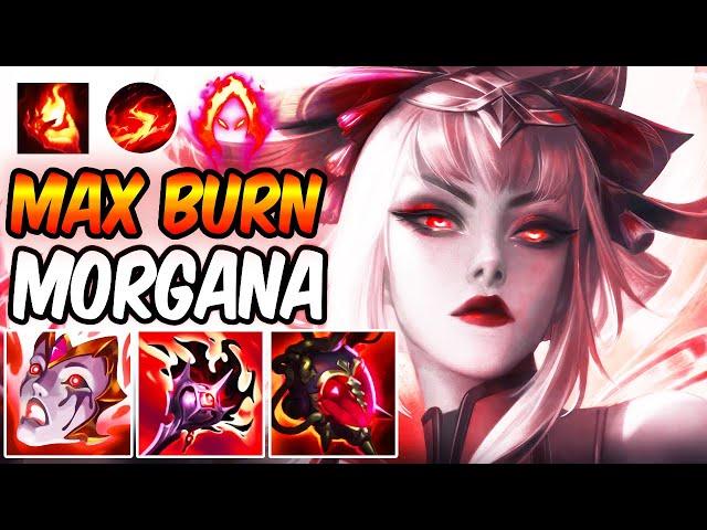 MAX BURN MORGANA - BLACKFIRE TORCH 5x BURN | Full AP Build & Runes | League of Legends