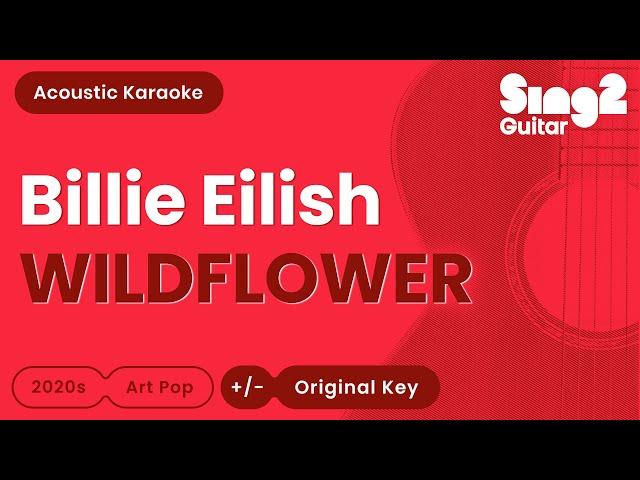 Billie Eilish - WILDFLOWER (Acoustic Karaoke)